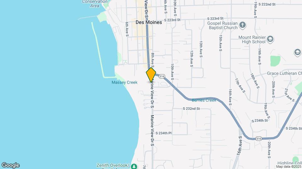 22985 Marine View Dr S Map and Location Details