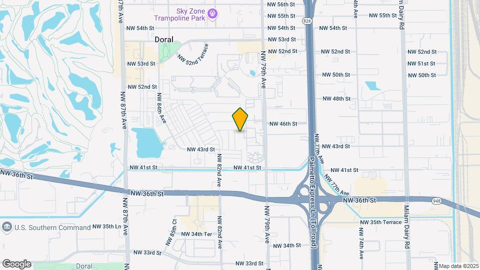 4468 NW 80th Ave Map and Location Details