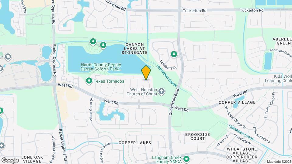 17207 Mossbriar Ln Map and Location Details