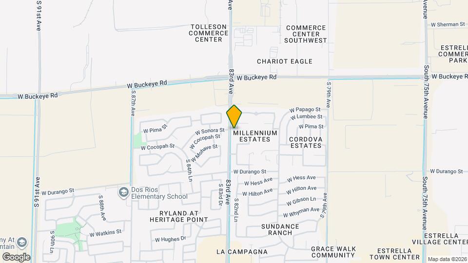 1616 S 82nd Dr Map and Location Details