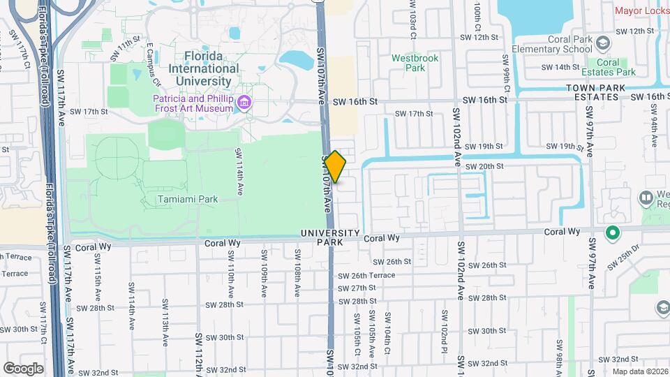 2102 SW 106th Ct Map and Location Details