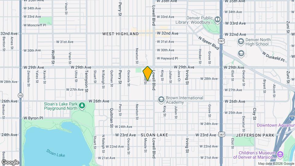 2702 Meade St Map and Location Details