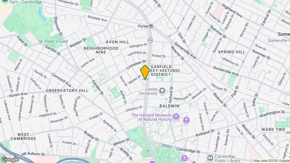 1684 Massachusetts Ave Map and Location Details