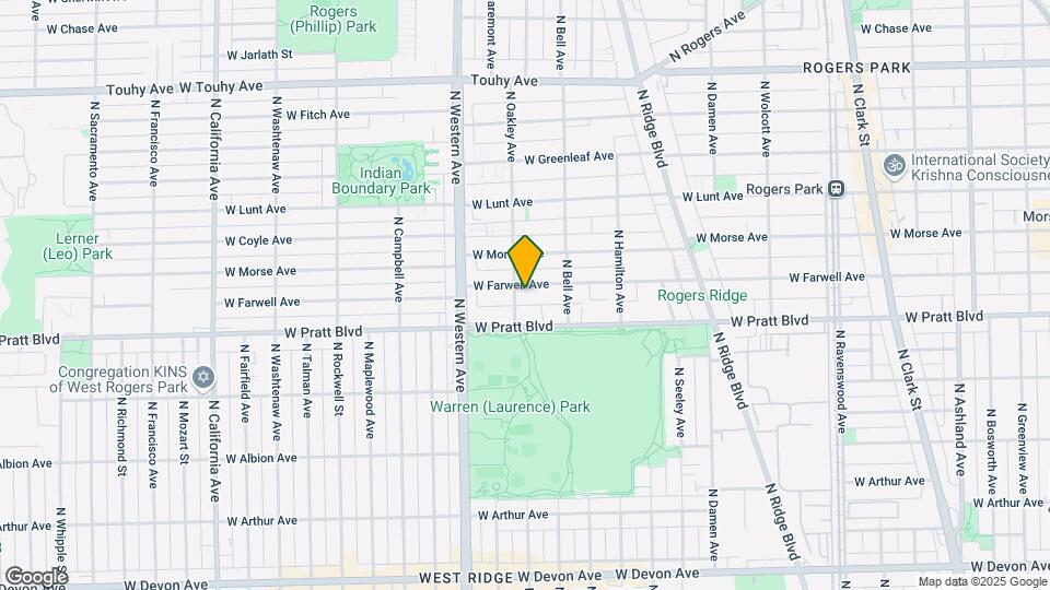 2243 W Farwell Ave, Unit 1D Map and Location Details