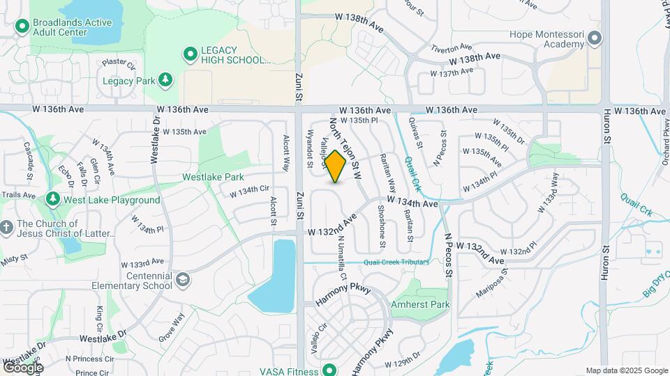 13324 Umatilla St Map and Location Details