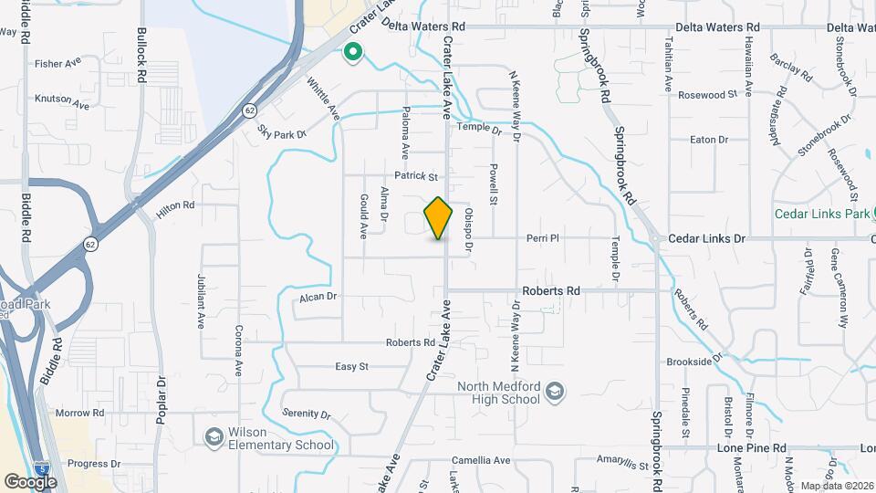 2411 Crater Lake Ave Map and Location Details