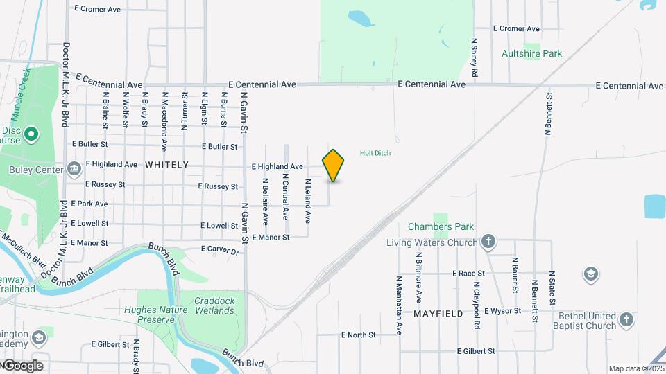 1014 N Hodson Ave Map and Location Details