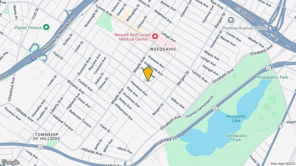129 Chancellor Ave Mapa y Detalles de la Ubicación