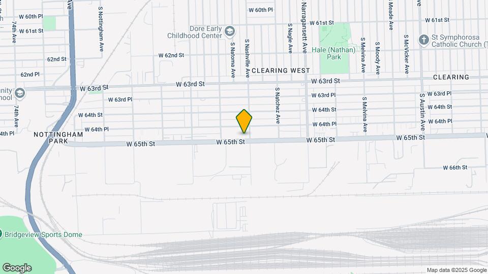 6614 W 65th St Map and Location Details