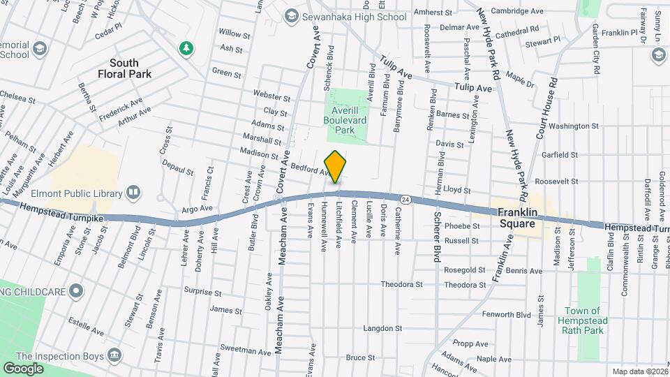 1268 Hempstead Turnpike-Unit -2B Mapa y Detalles de la Ubicación