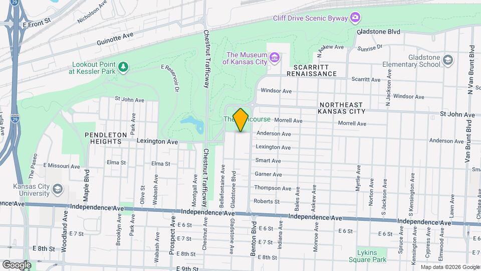 305 Gladstone Blvd Map and Location Details