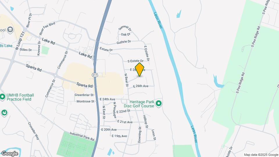 605 E 27th Ave Map and Location Details