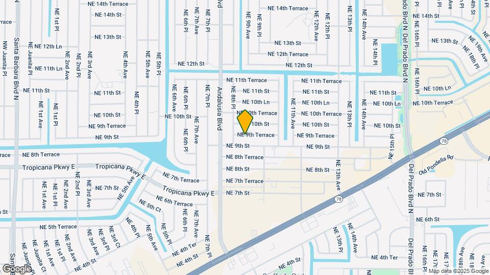 830 NE 9th Terrace Map and Location Details