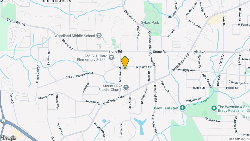 2674 W Rugby Ave Map and Location Details