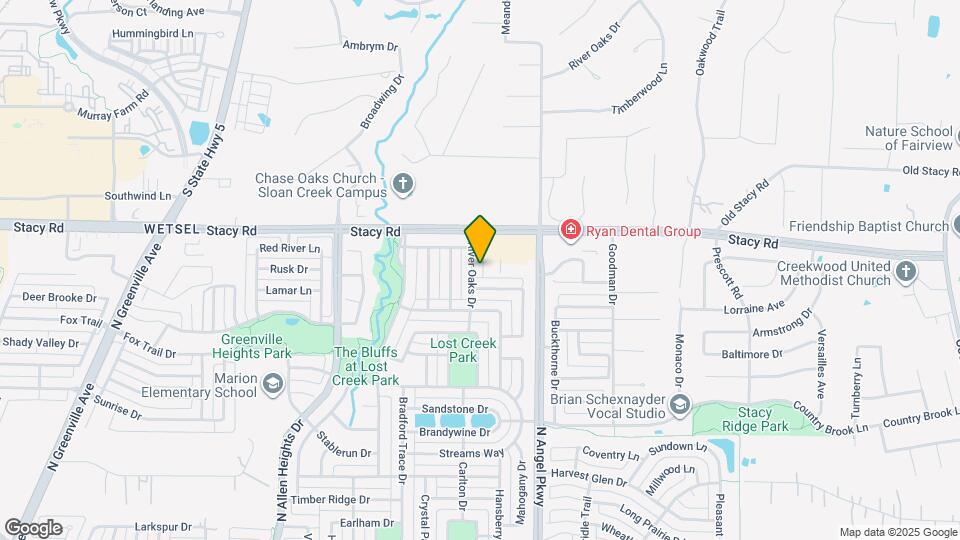 1716 River Oaks Dr Map and Location Details