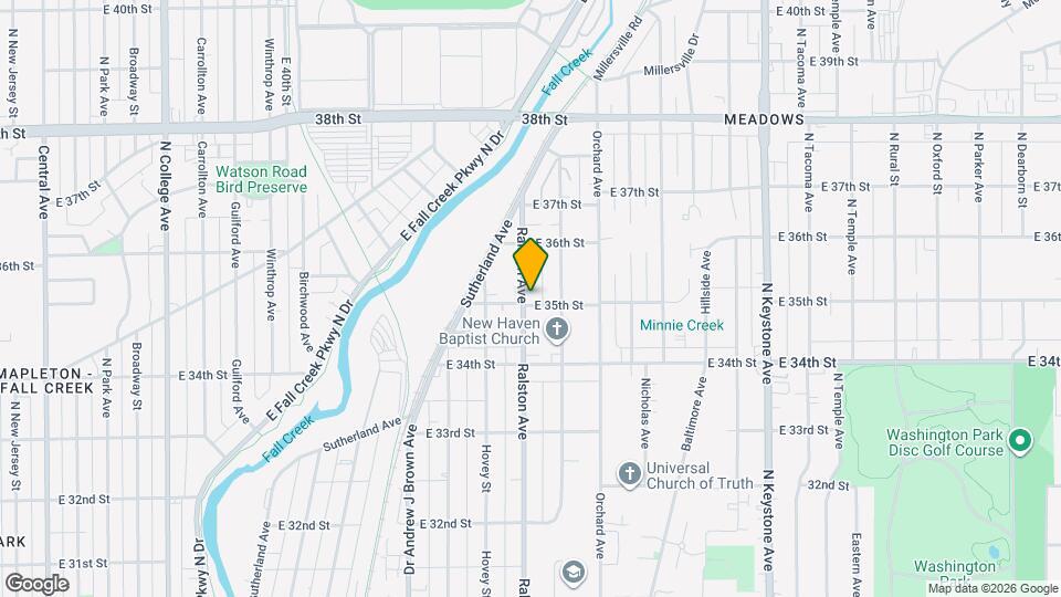 3505 Ralston Ave Map and Location Details