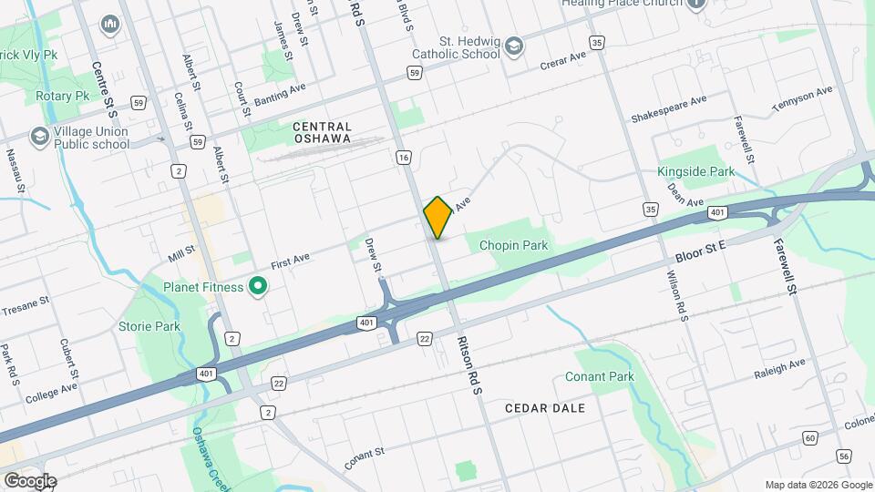 555 Ritson Rd S Map and Location Details
