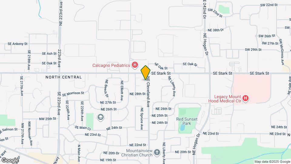 3033 NE Cleveland Ave Map and Location Details