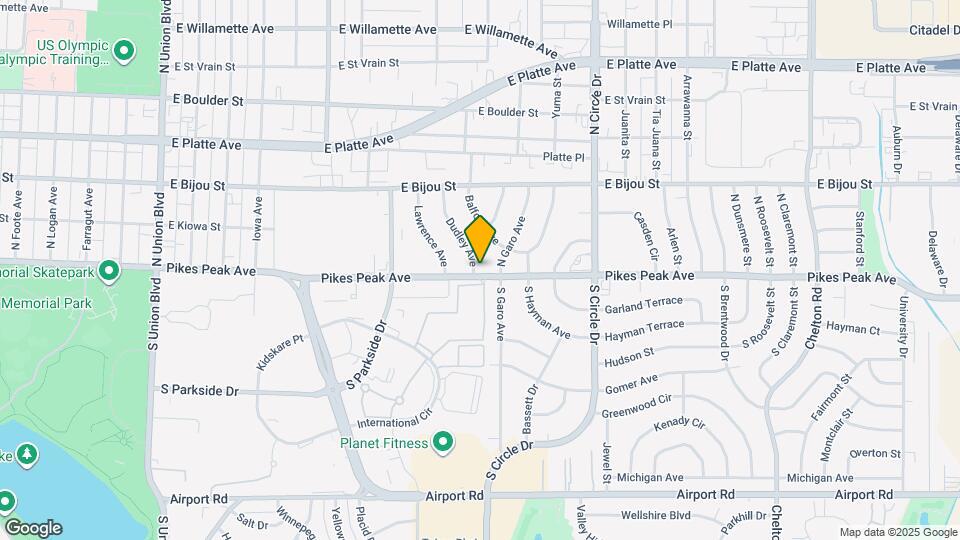 2610 E Pikes Peak Ave Map and Location Details