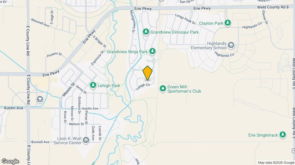 827 Lehigh Cir Map and Location Details