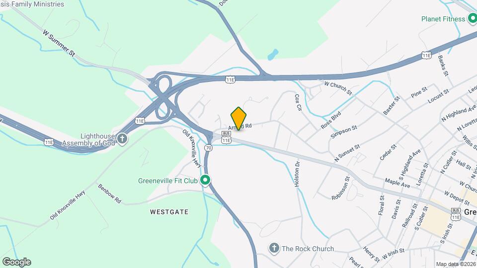 1034 W Summer St, Unit 2 Map and Location Details