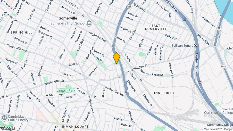 25 Boston St, Unit 2 Map and Location Details