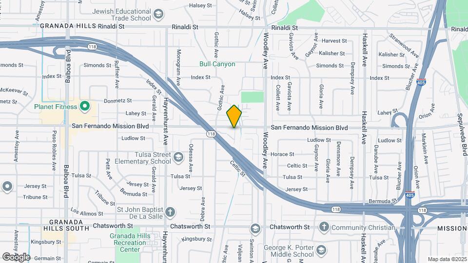 11045 Benjamin Map and Location Details