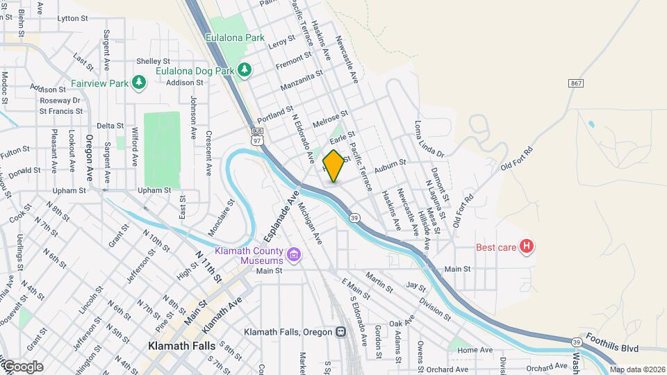 1920 Auburn St Map and Location Details