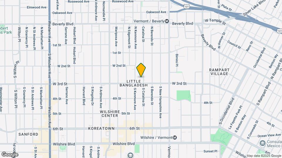 247 S Catalina St Mapa y Detalles de la Ubicación