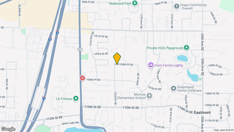 10423 23rd Dr SE Map and Location Details