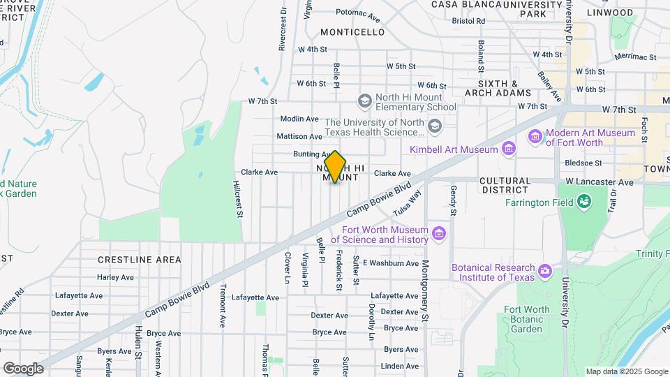 1221 Belle Pl Mapa y Detalles de la Ubicación