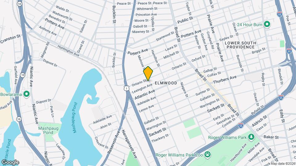 99 Melrose St, Unit Unit 2 Map and Location Details