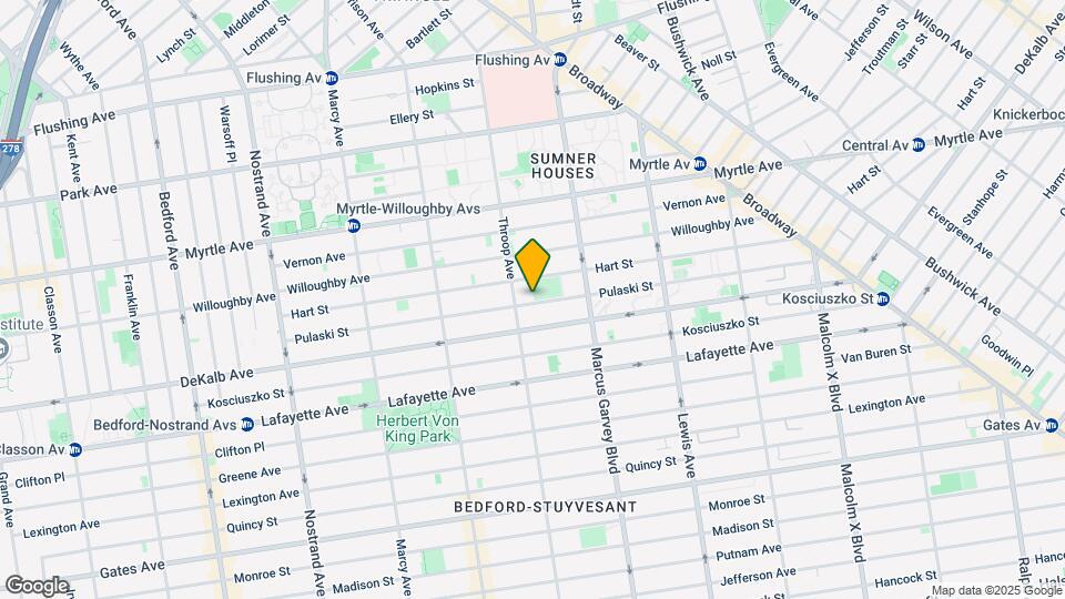 223 Pulaski St Mapa y Detalles de la Ubicación