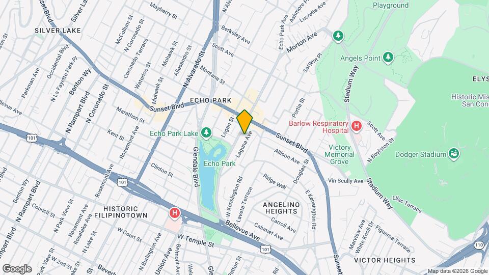 1065 Laguna Ave Map and Location Details