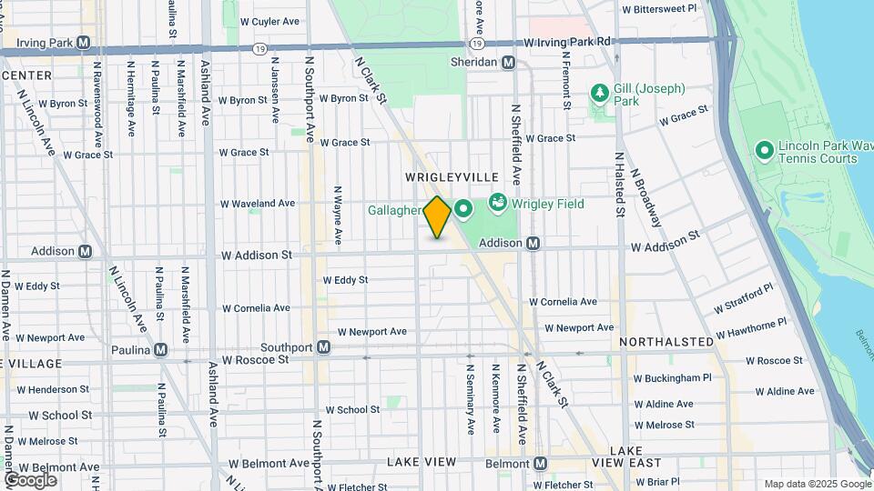 1132 W Addison St Map and Location Details