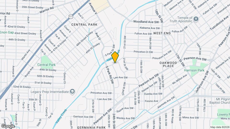 2213 Fulton Ave SW Map and Location Details