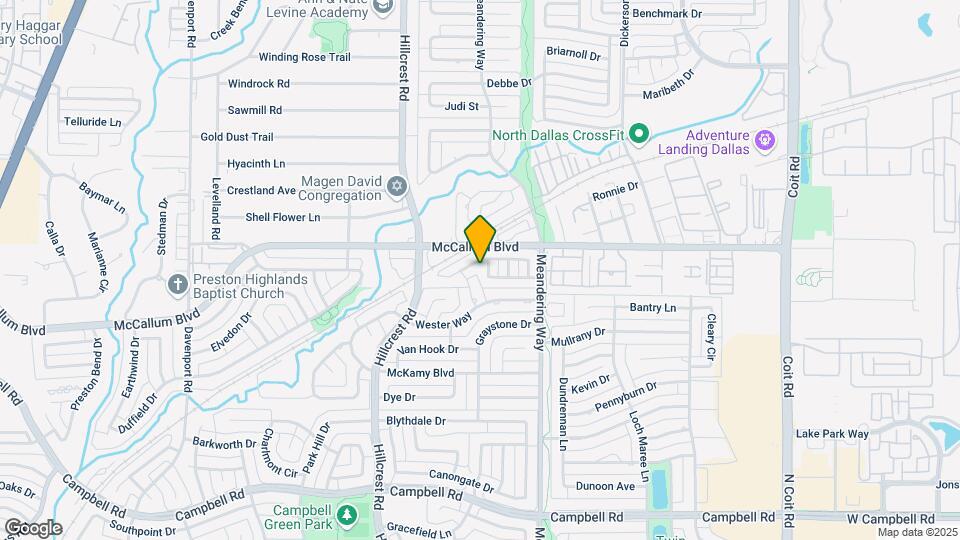 7306 Highland Glen Trail Map and Location Details