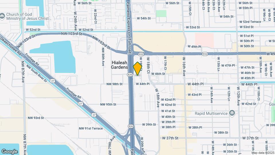 4525 W 20th Ave Map and Location Details