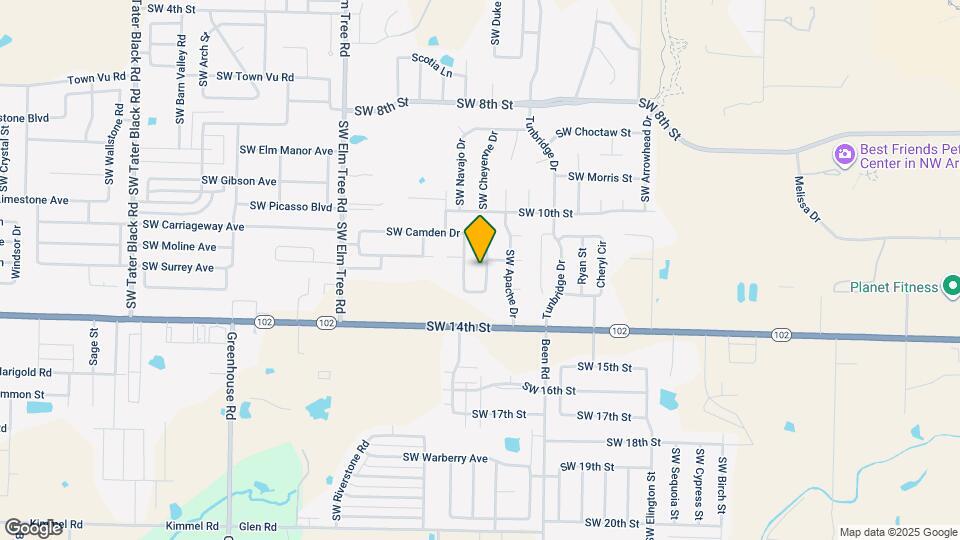 1202 SW Horizon St Mapa y Detalles de la Ubicación