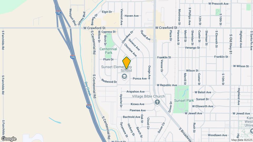 1510 Pueblo Ave Map and Location Details