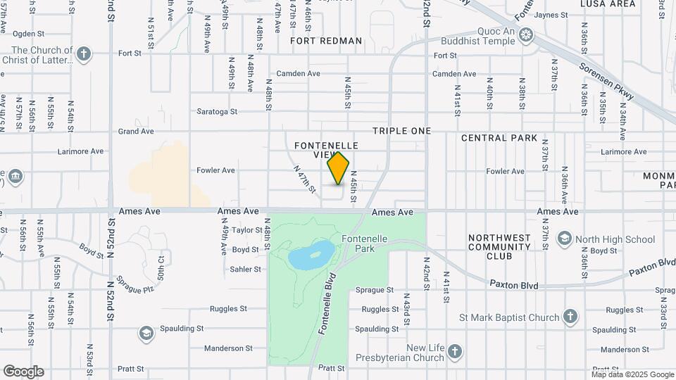 4557 Butler Ave Mapa y Detalles de la Ubicación