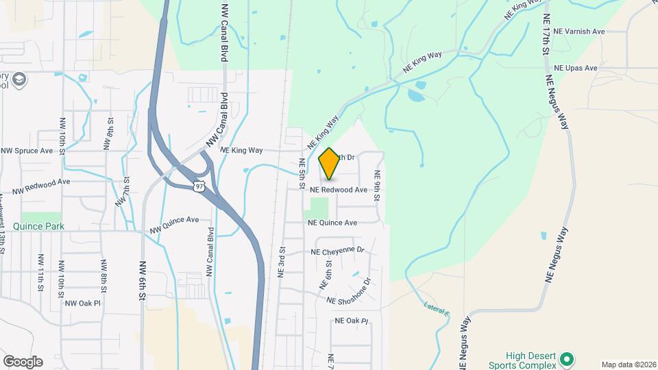 625 NE Redwood Ave Map and Location Details