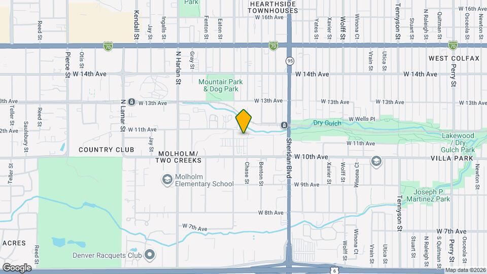 5531 W 11th Pl Map and Location Details