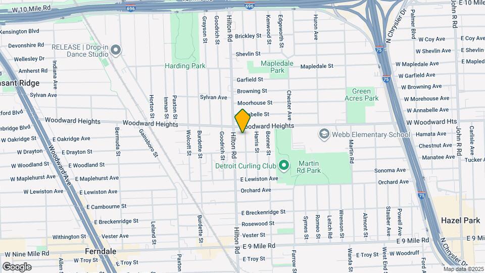 2629 McDowell St Map and Location Details