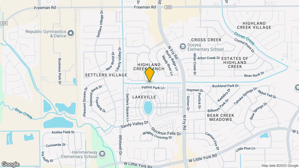 20724 Patriot Park Ln Map and Location Details