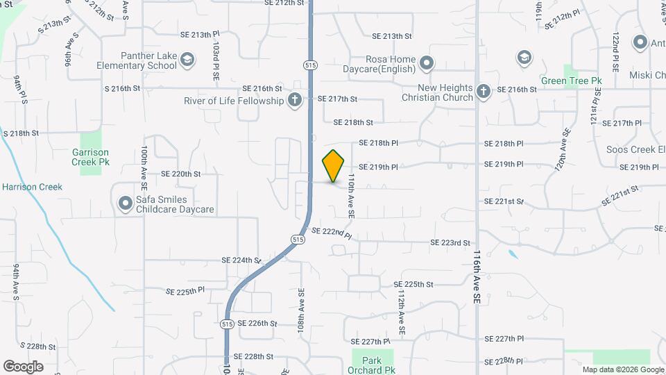 10905 SE 220th Pl Map and Location Details