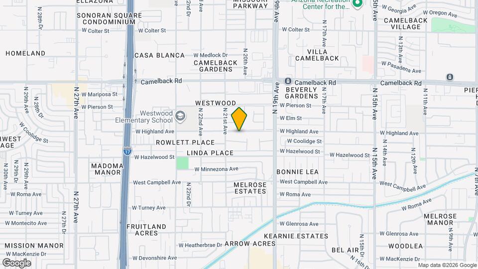 4659 N 21st Ave Mapa y Detalles de la Ubicación