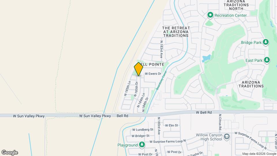 17421 N 185th Dr Map and Location Details