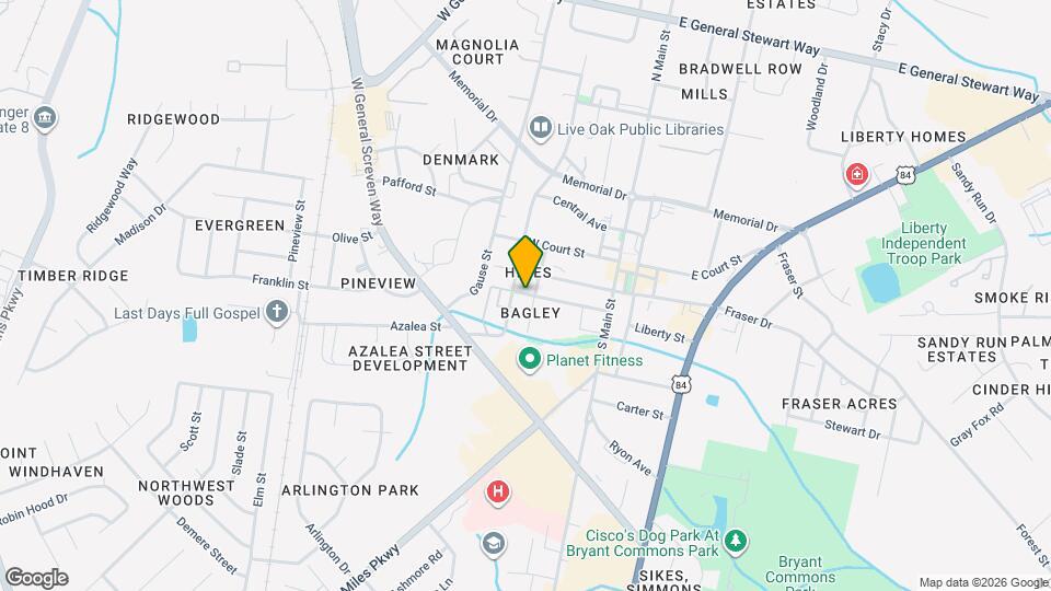 205 Bagley Ave Mapa y Detalles de la Ubicación