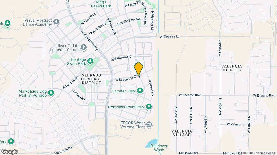 20453 W Legend Trail Map and Location Details